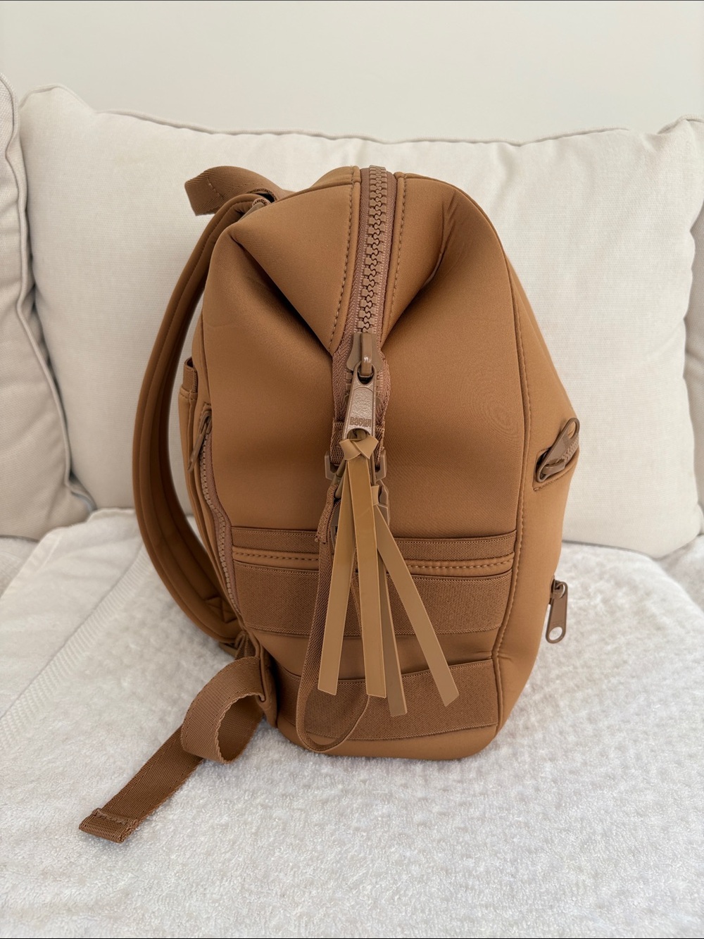Dagne Dover Brown Tan Backpack Diaper Bag - Picture 6 of 16